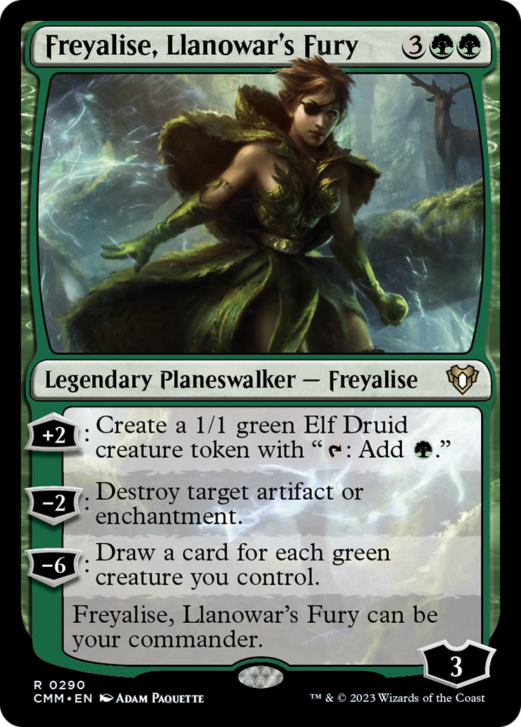 Freyalise, Llanowar's Fury [Commander Masters] | Webway Games