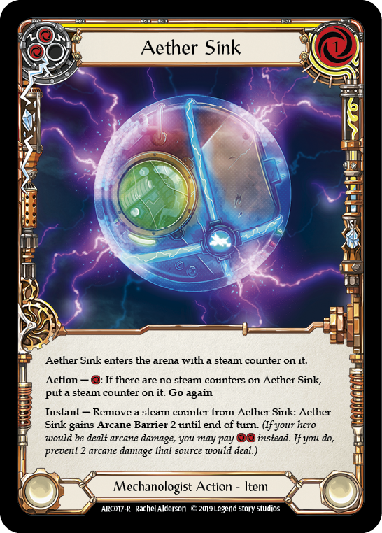 Aether Sink [ARC017-R] (Arcane Rising)  1st Edition Rainbow Foil | Webway Games