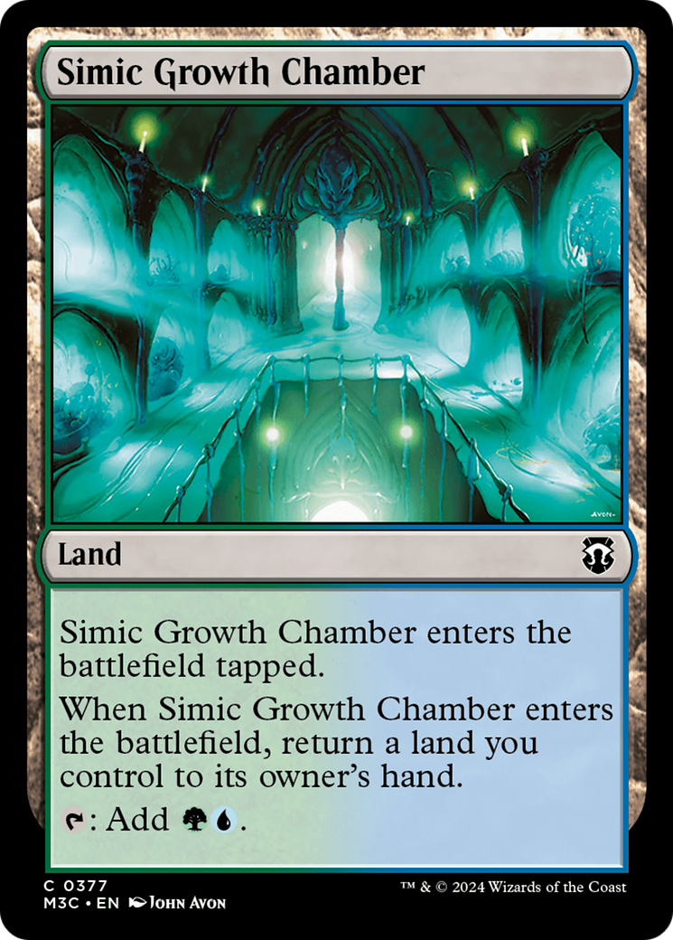 Simic Growth Chamber (Ripple Foil) [Modern Horizons 3 Commander] | Webway Games