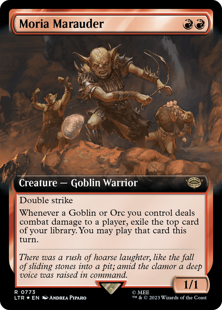 Moria Marauder (Extended Art) (Surge Foil) [The Lord of the Rings: Tales of Middle-Earth] | Webway Games