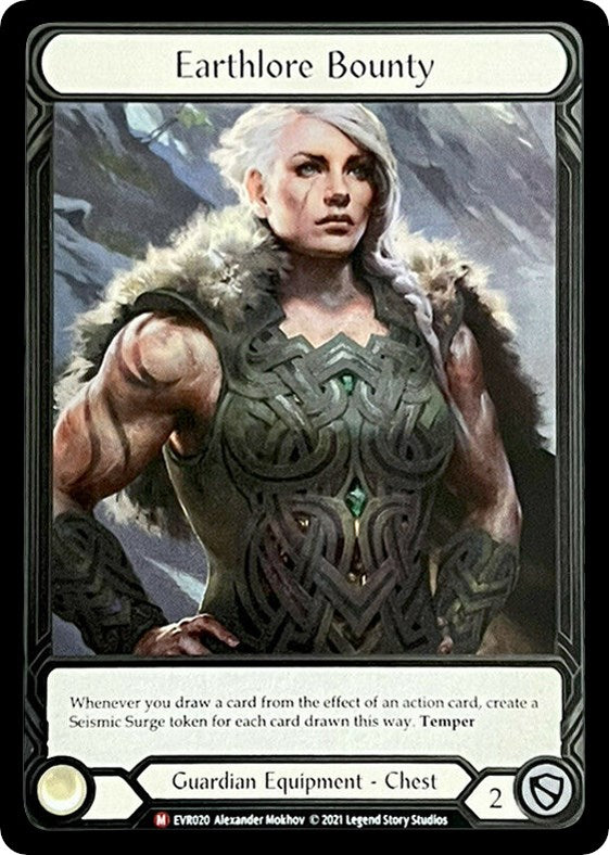 Earthlore Bounty (Extended Art) [EVR020] (Everfest)  1st Edition Cold Foil | Webway Games