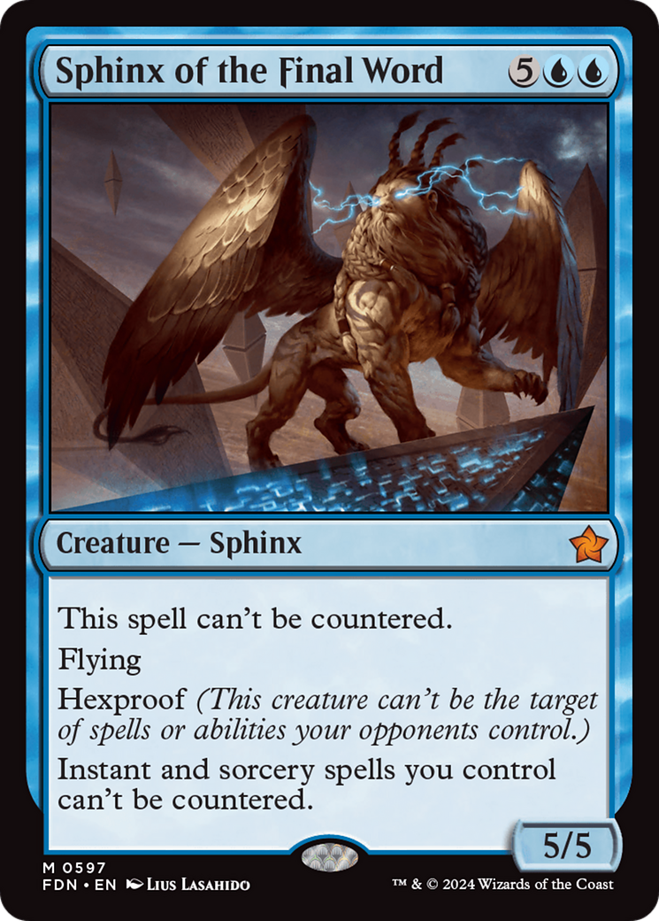 Sphinx of the Final Word [Foundations] | Webway Games
