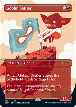 Goblin Settler (Borderless) [Secret Lair Drop Series] | Webway Games
