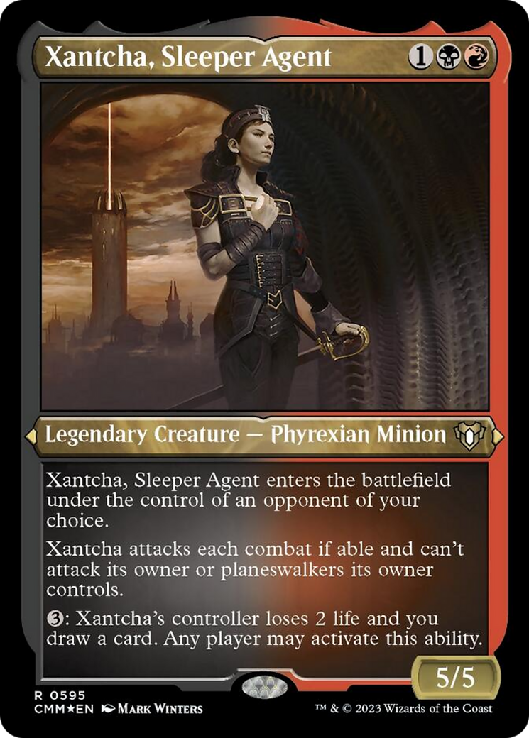 Xantcha, Sleeper Agent (Foil Etched) [Commander Masters] | Webway Games