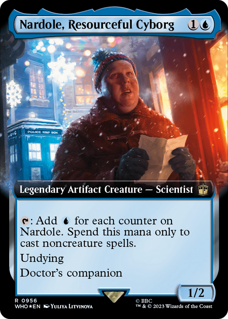 Nardole, Resourceful Cyborg (Extended Art) (Surge Foil) [Doctor Who] | Webway Games