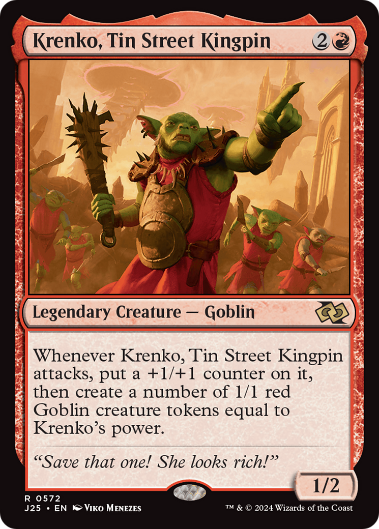 Krenko, Tin Street Kingpin [Foundations Jumpstart] | Webway Games