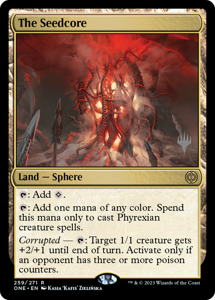 The Seedcore (Promo Pack) [Phyrexia: All Will Be One Promos] | Webway Games