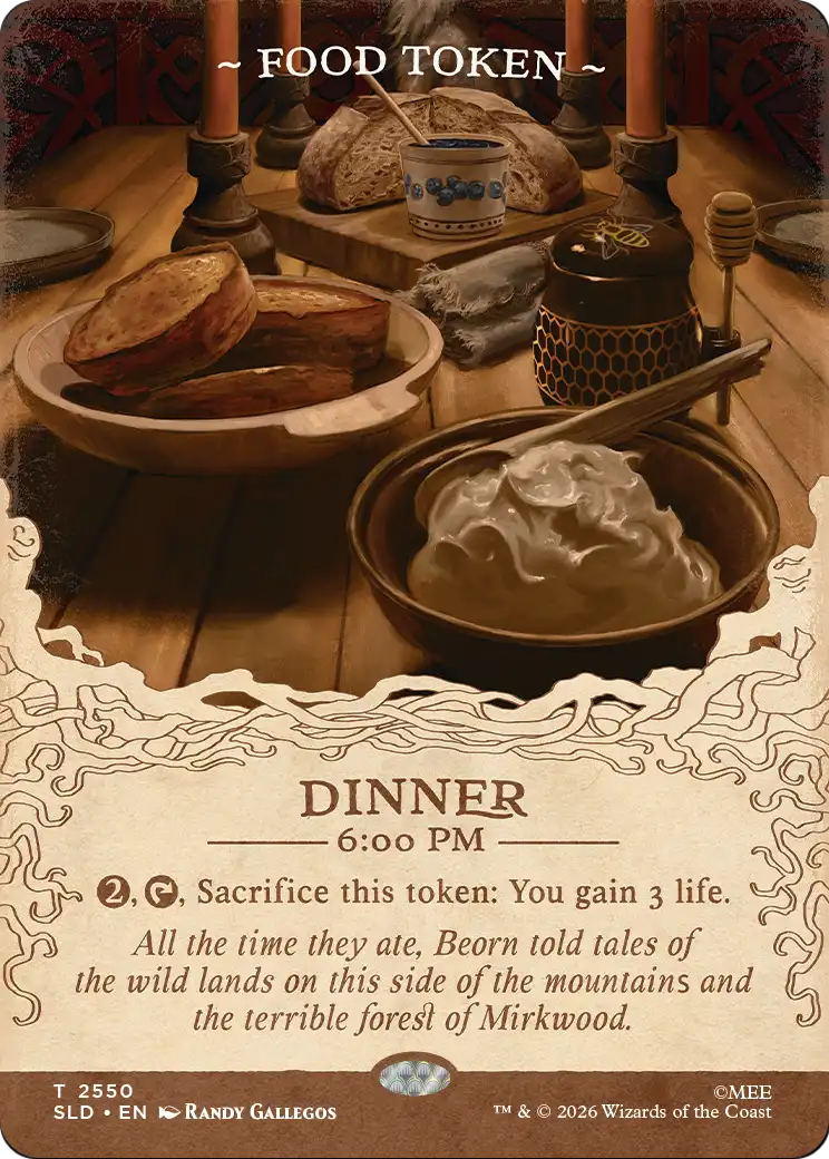 Food Token (2550) [Secret Lair Drop Series] | Webway Games