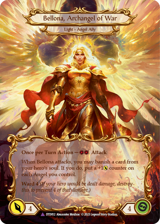 Figment of War // Bellona, Archangel of War (Marvel) [DTD012] (Dusk Till Dawn)  Cold Foil | Webway Games