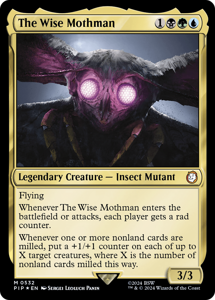 The Wise Mothman (Surge Foil) [Fallout] | Webway Games