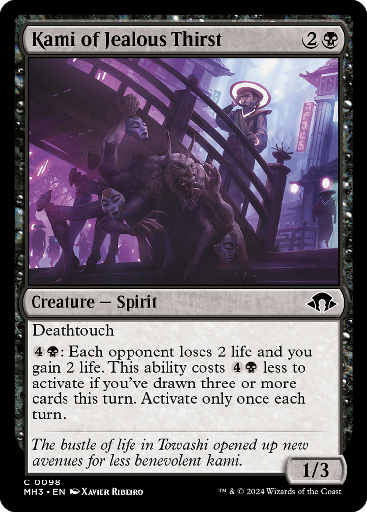 Kami of Jealous Thirst [Modern Horizons 3] | Webway Games