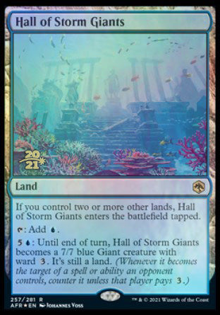Hall of Storm Giants [Dungeons & Dragons: Adventures in the Forgotten Realms Prerelease Promos] | Webway Games
