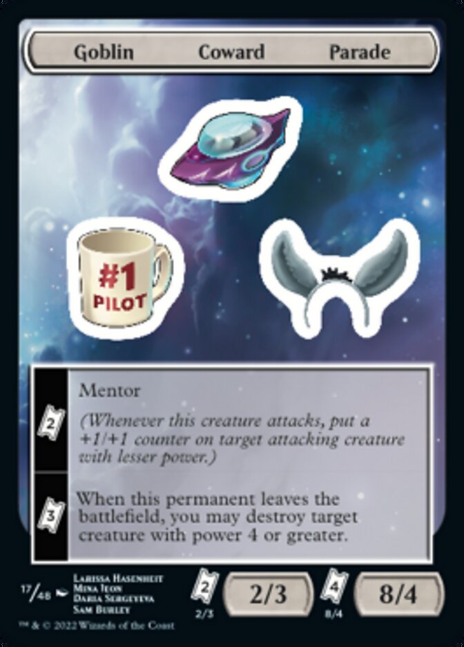 Goblin Coward Parade [Unfinity Stickers] | Webway Games