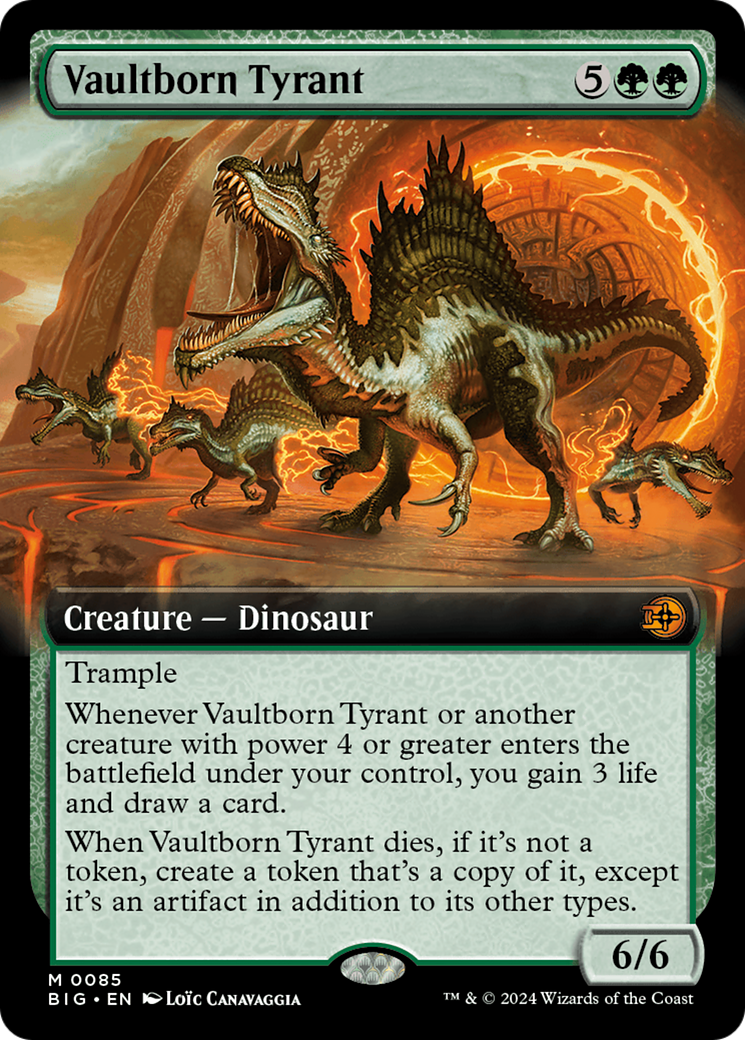 Vaultborn Tyrant (Extended Art) [Outlaws of Thunder Junction: The Big Score] | Webway Games