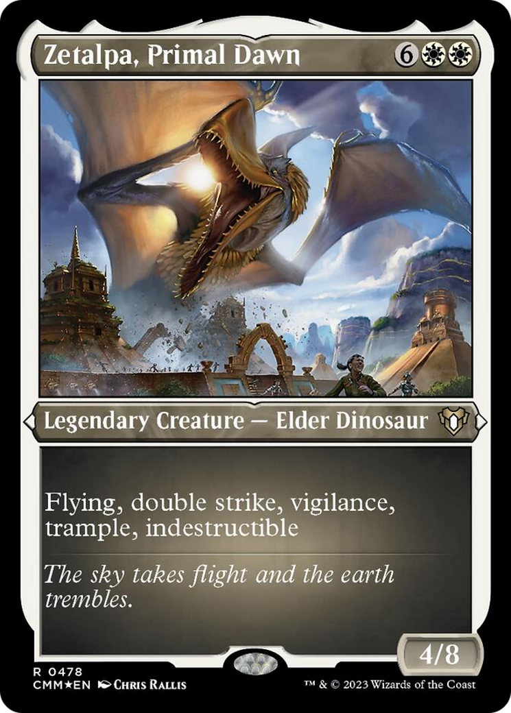 Zetalpa, Primal Dawn (Foil Etched) [Commander Masters] | Webway Games