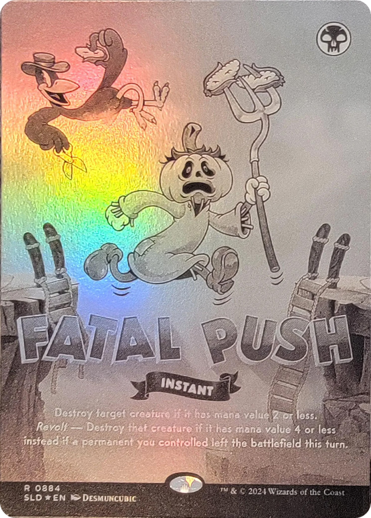 Fatal Push (0884) (Black & White Foil) [Secret Lair Drop Series] | Webway Games
