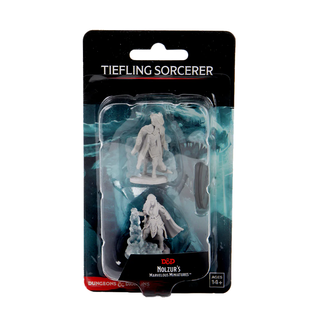 D&D NOLZUR'S MARVELOUS MINIATURES - FEMALE TIEFLING SORCERER | Webway Games