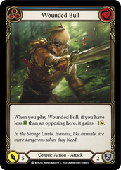 Wounded Bull (Blue) [U-WTR202] (Welcome to Rathe Unlimited)  Unlimited Rainbow Foil | Webway Games