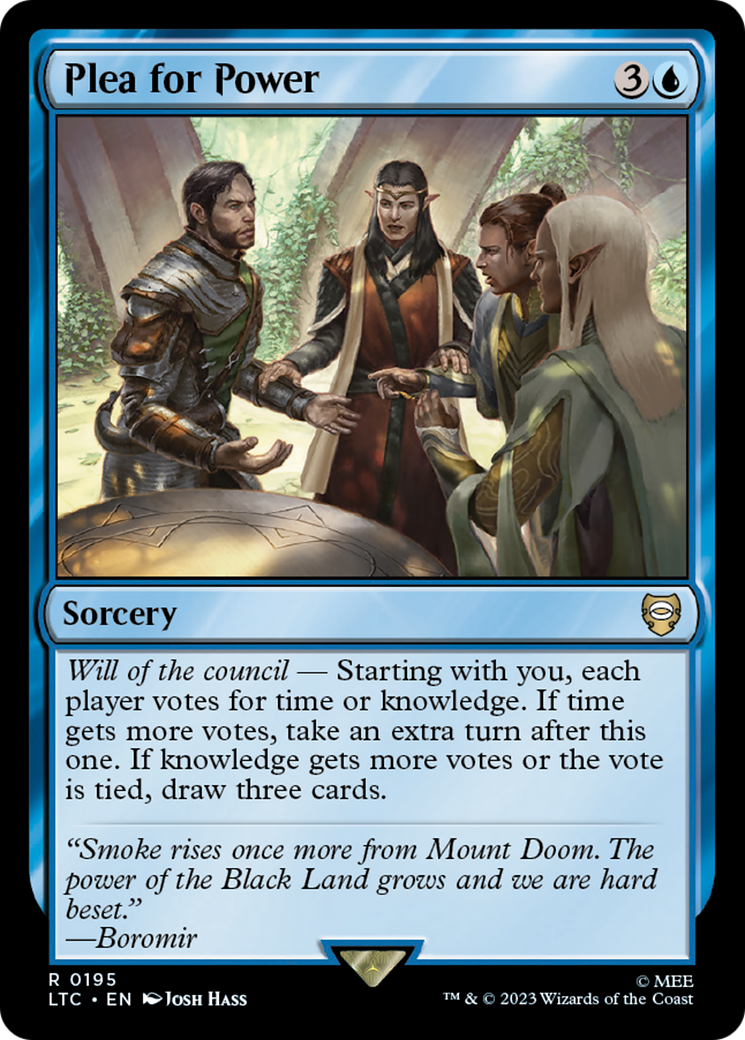 Plea for Power [The Lord of the Rings: Tales of Middle-Earth Commander] | Webway Games