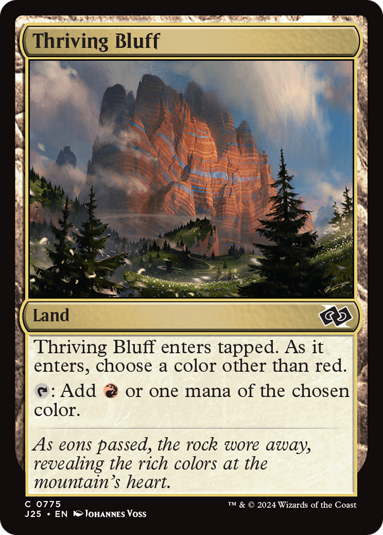 Thriving Bluff [Foundations Jumpstart] | Webway Games