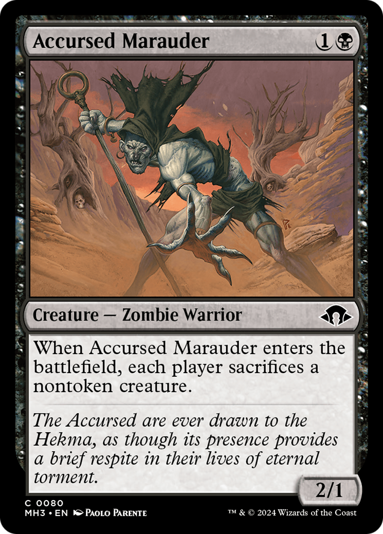 Accursed Marauder [Modern Horizons 3] | Webway Games
