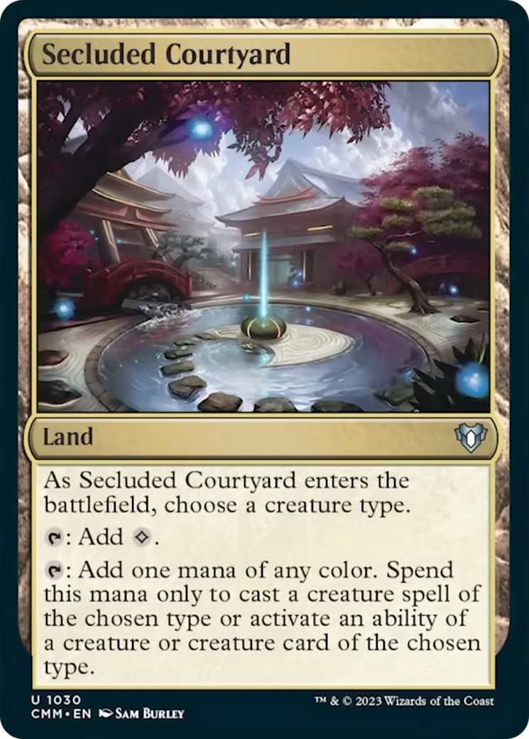 Secluded Courtyard [Commander Masters] | Webway Games