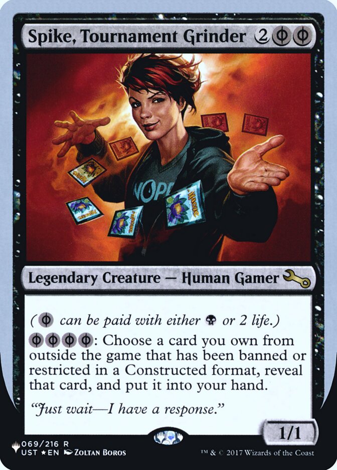 Spike, Tournament Grinder (Unfinity Foil Edition) [The List] | Webway Games