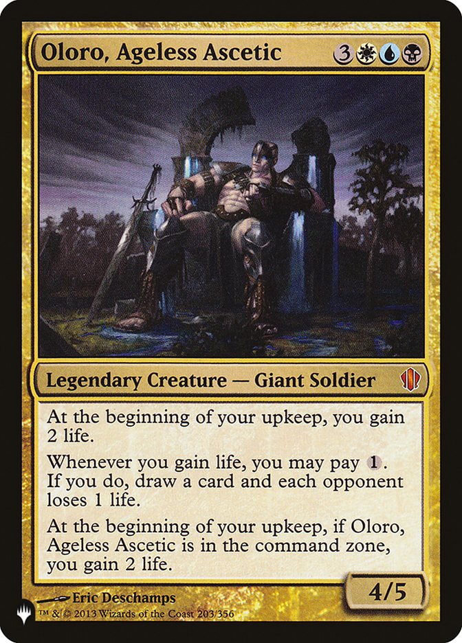 Oloro, Ageless Ascetic [The List] | Webway Games