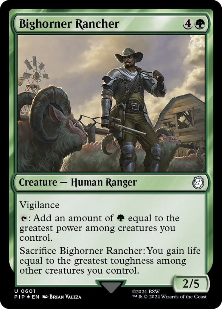 Bighorner Rancher (Surge Foil) [Fallout] | Webway Games