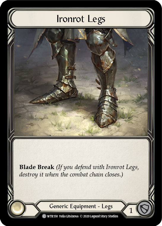Ironrot Legs [U-WTR158] (Welcome to Rathe Unlimited)  Unlimited Rainbow Foil | Webway Games