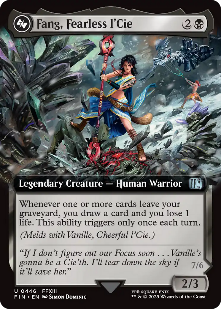 Fang, Fearless l'Cie (Extended Art) [FINAL FANTASY] | Webway Games