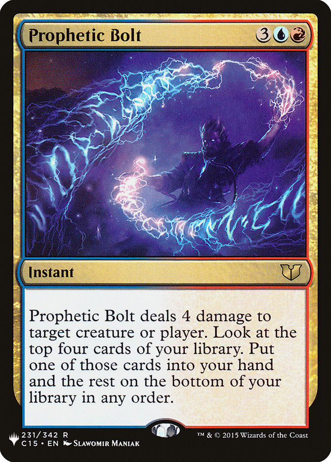Prophetic Bolt [The List] | Webway Games