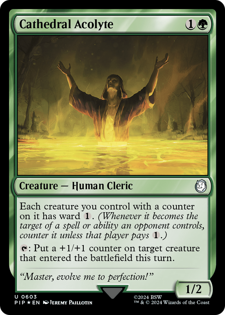 Cathedral Acolyte (Surge Foil) [Fallout] | Webway Games