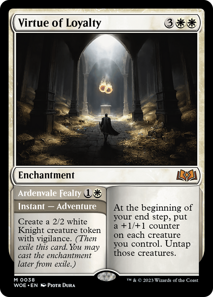Virtue of Loyalty // Ardvenvale Fealty [Wilds of Eldraine] | Webway Games