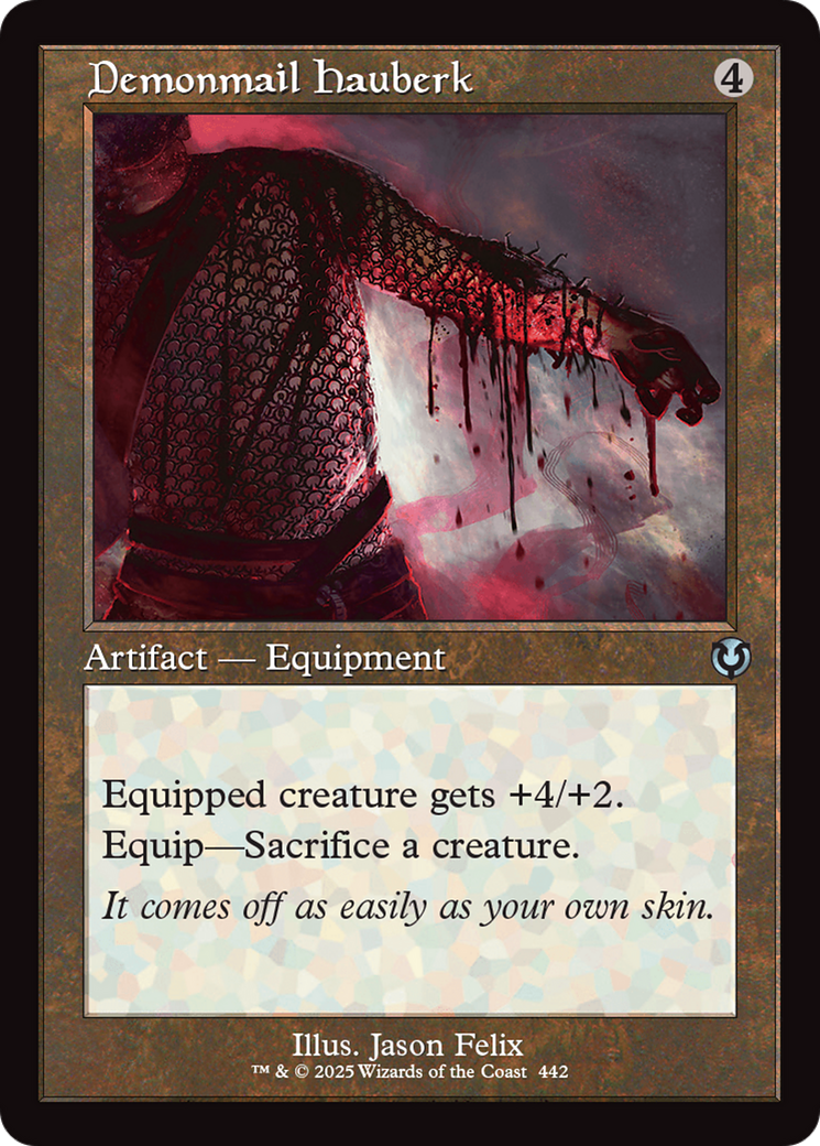 Demonmail Hauberk (Retro Frame) [Innistrad Remastered] | Webway Games