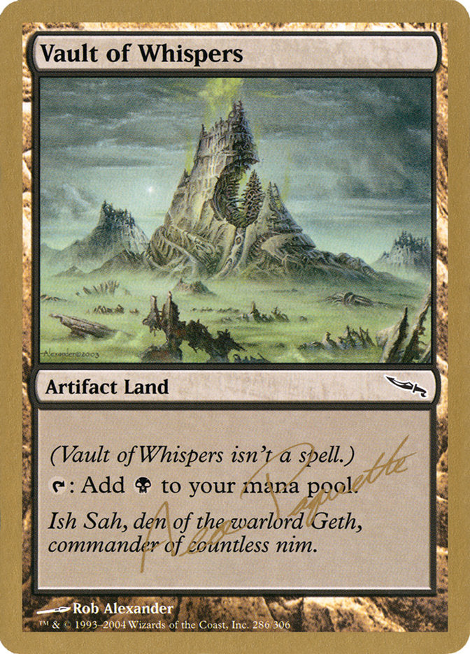 Vault of Whispers (Aeo Paquette) [World Championship Decks 2004] | Webway Games