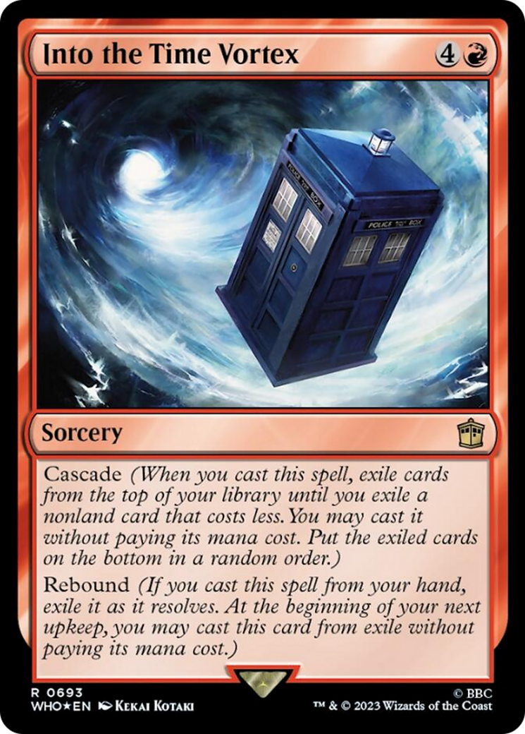 Into the Time Vortex (Surge Foil) [Doctor Who] | Webway Games