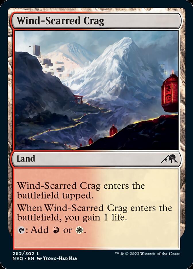 Wind-Scarred Crag [Kamigawa: Neon Dynasty] | Webway Games