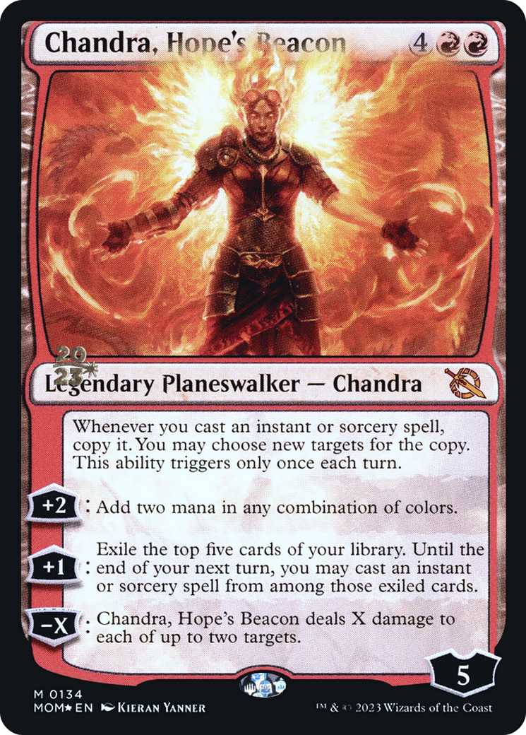 Chandra, Hope's Beacon [March of the Machine Prerelease Promos] | Webway Games