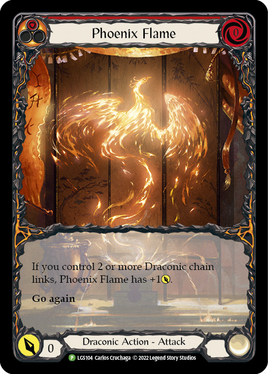 Phoenix Flame [LGS104] (Promo)  Rainbow Foil | Webway Games