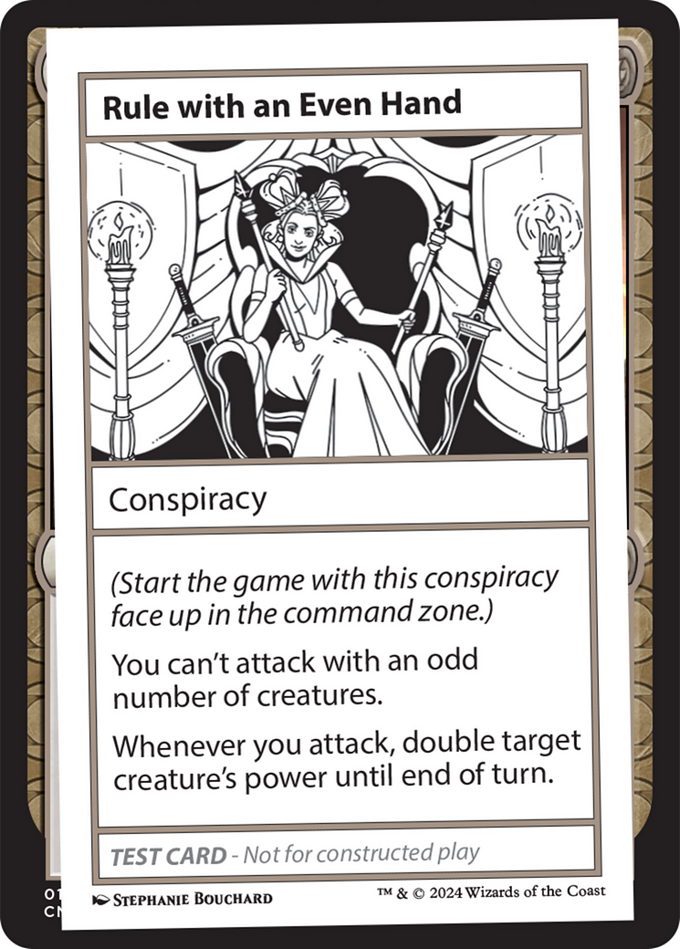 Rule with an Even Hand [Mystery Booster 2 Playtest Cards] | Webway Games