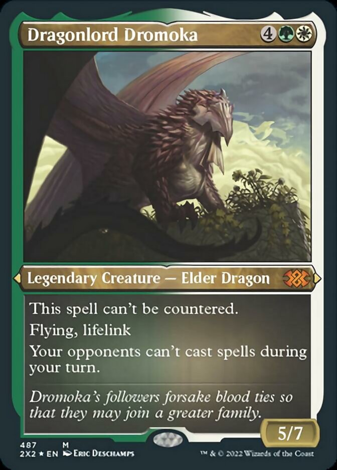 Dragonlord Dromoka (Foil Etched) [Double Masters 2022] | Webway Games