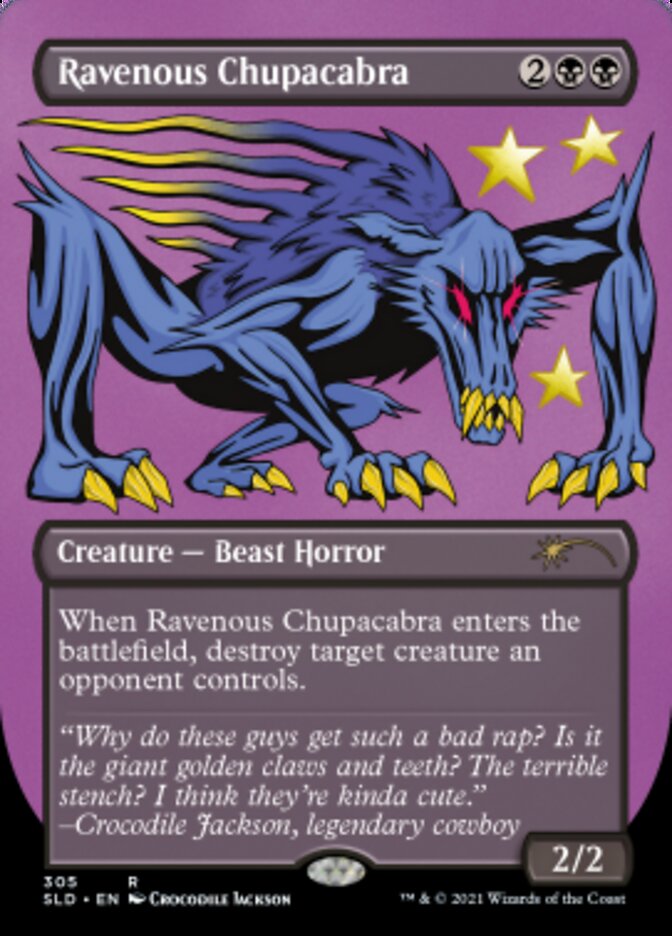 Ravenous Chupacabra (Borderless) (Foil Etched) [Secret Lair Drop Series] | Webway Games