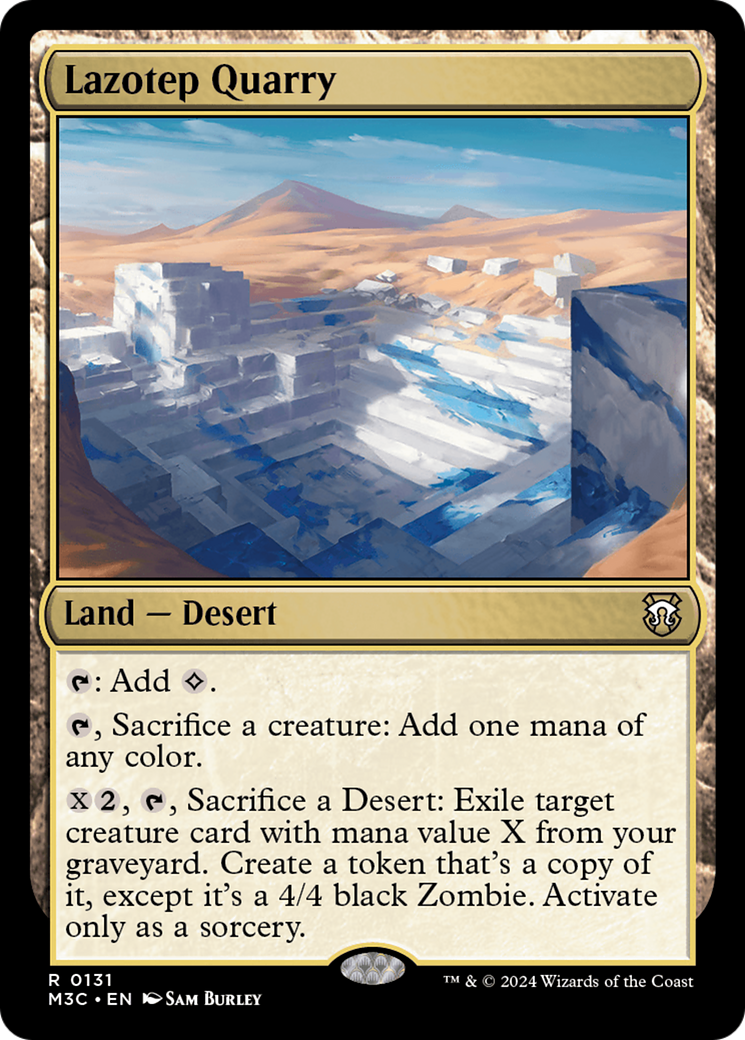 Lazotep Quarry (Extended Art) [Modern Horizons 3 Commander] | Webway Games