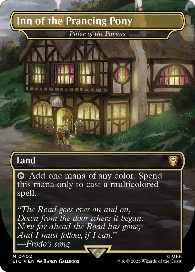 Inn of the Prancing Pony - Pillar of the Paruns (Surge Foil Realms and Relics) [The Lord of the Rings: Tales of Middle-Earth Commander] | Webway Games