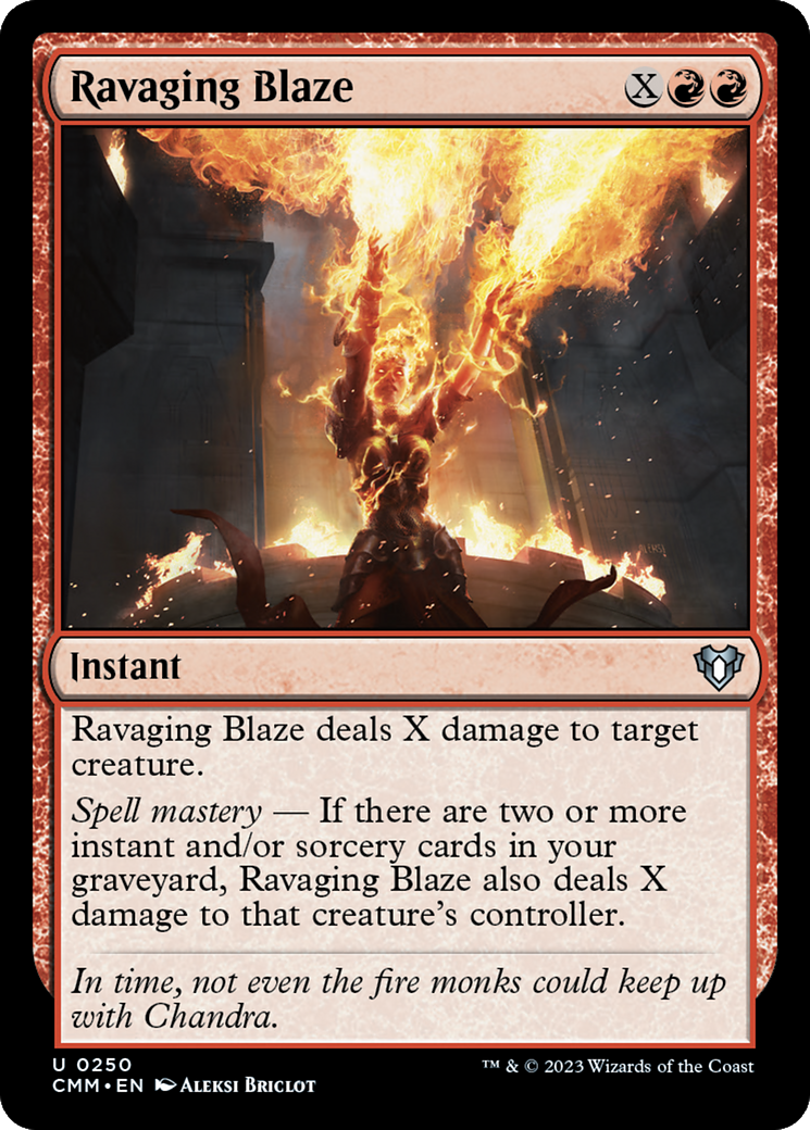 Ravaging Blaze [Commander Masters] | Webway Games