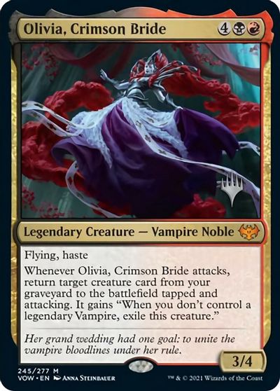 Olivia, Crimson Bride (Promo Pack) [Innistrad: Crimson Vow Promos] | Webway Games