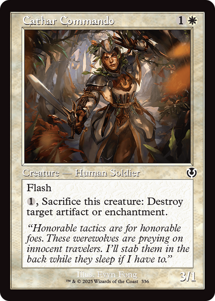 Cathar Commando (Retro Frame) [Innistrad Remastered] | Webway Games