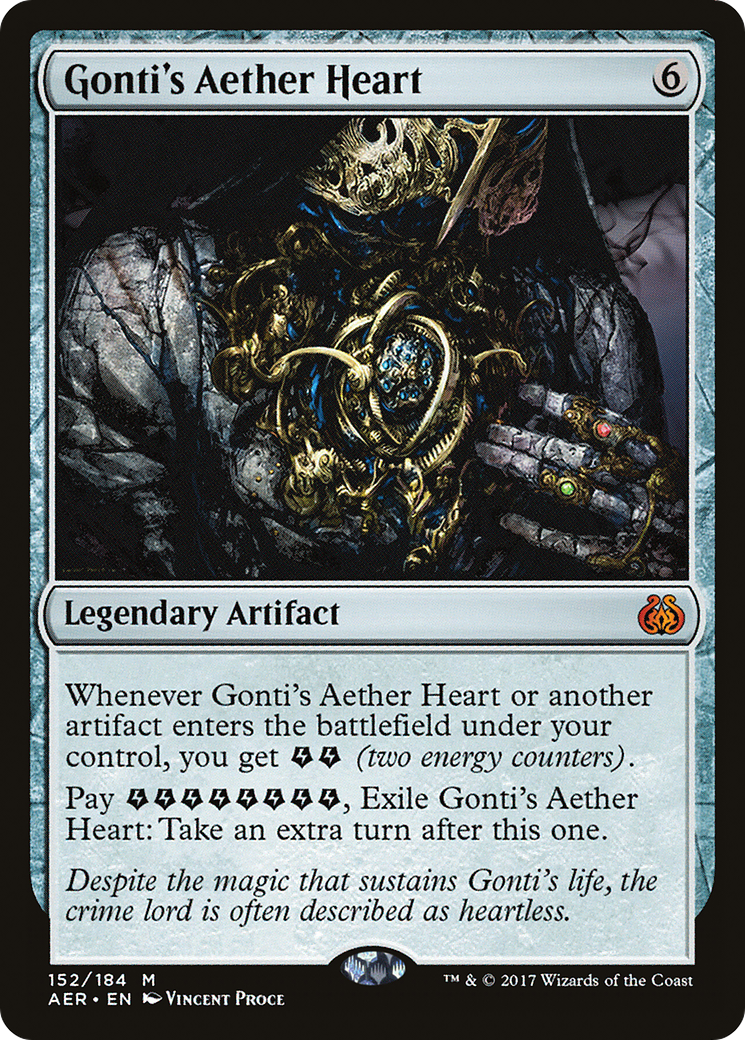 Gonti's Aether Heart (Ripple Foil) [Modern Horizons 3 Commander] | Webway Games