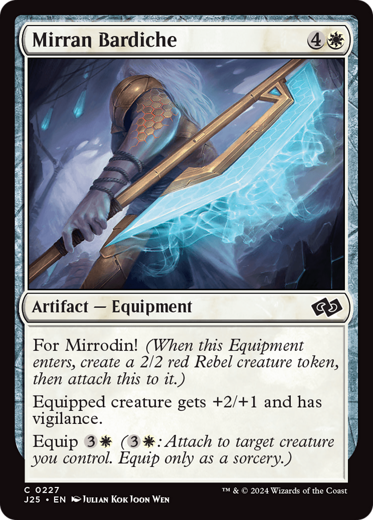 Mirran Bardiche [Foundations Jumpstart] | Webway Games